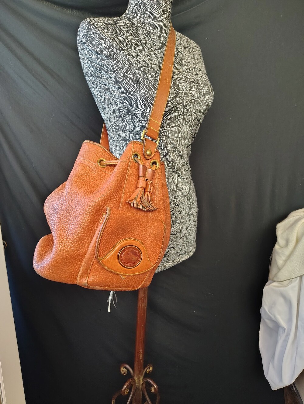 Dooney & Bourke Tan Leather Shoulder Bag